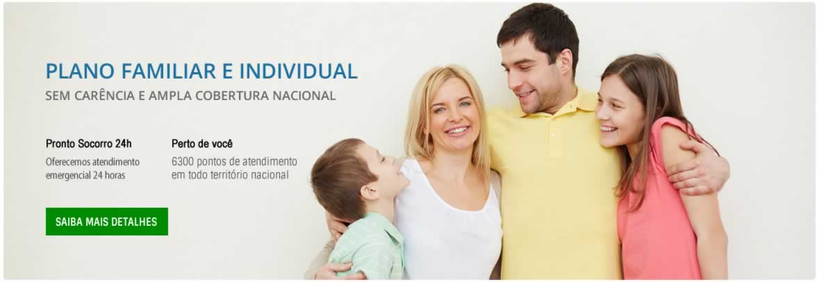 Plano odontológico familiar e individual